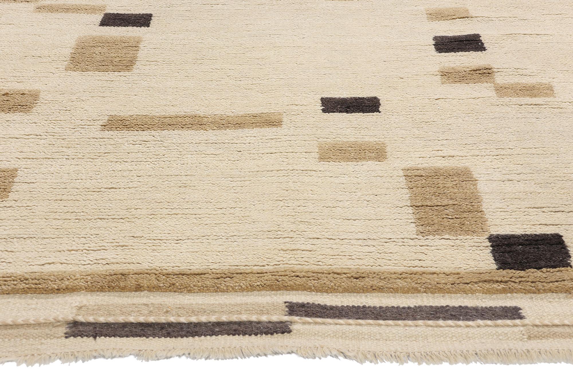 Neuer Contemporary Marokko-Teppich im Brutalismus, inspiriert von Theo van Doesburg (Handgeknüpft) im Angebot