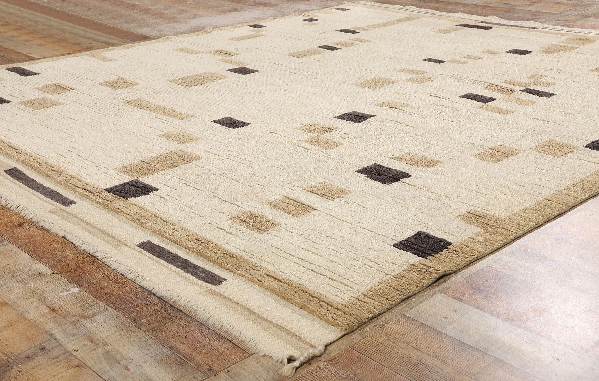 Neuer Contemporary Marokko-Teppich im Brutalismus, inspiriert von Theo van Doesburg (Wolle) im Angebot