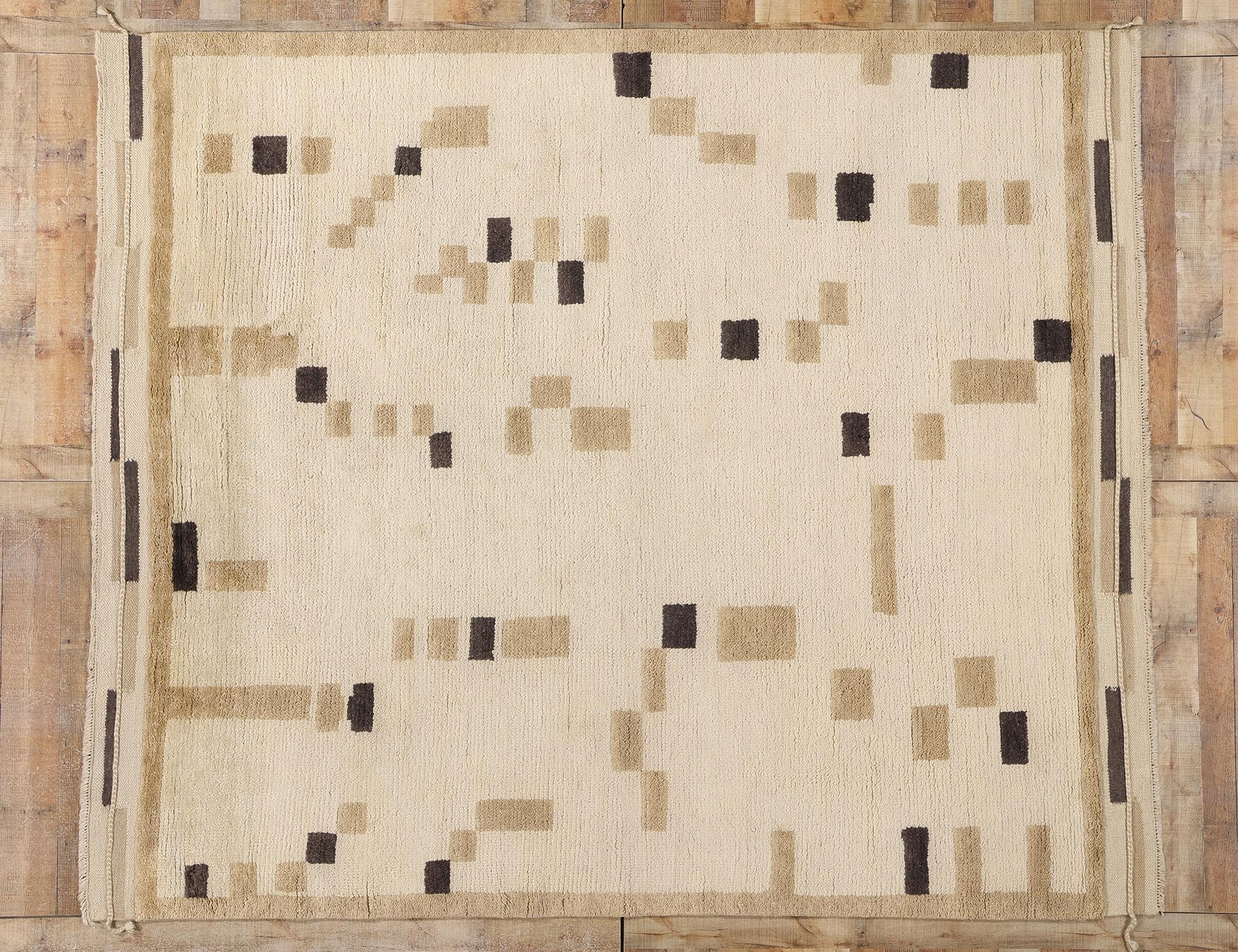 Neuer Contemporary Marokko-Teppich im Brutalismus, inspiriert von Theo van Doesburg im Angebot 2