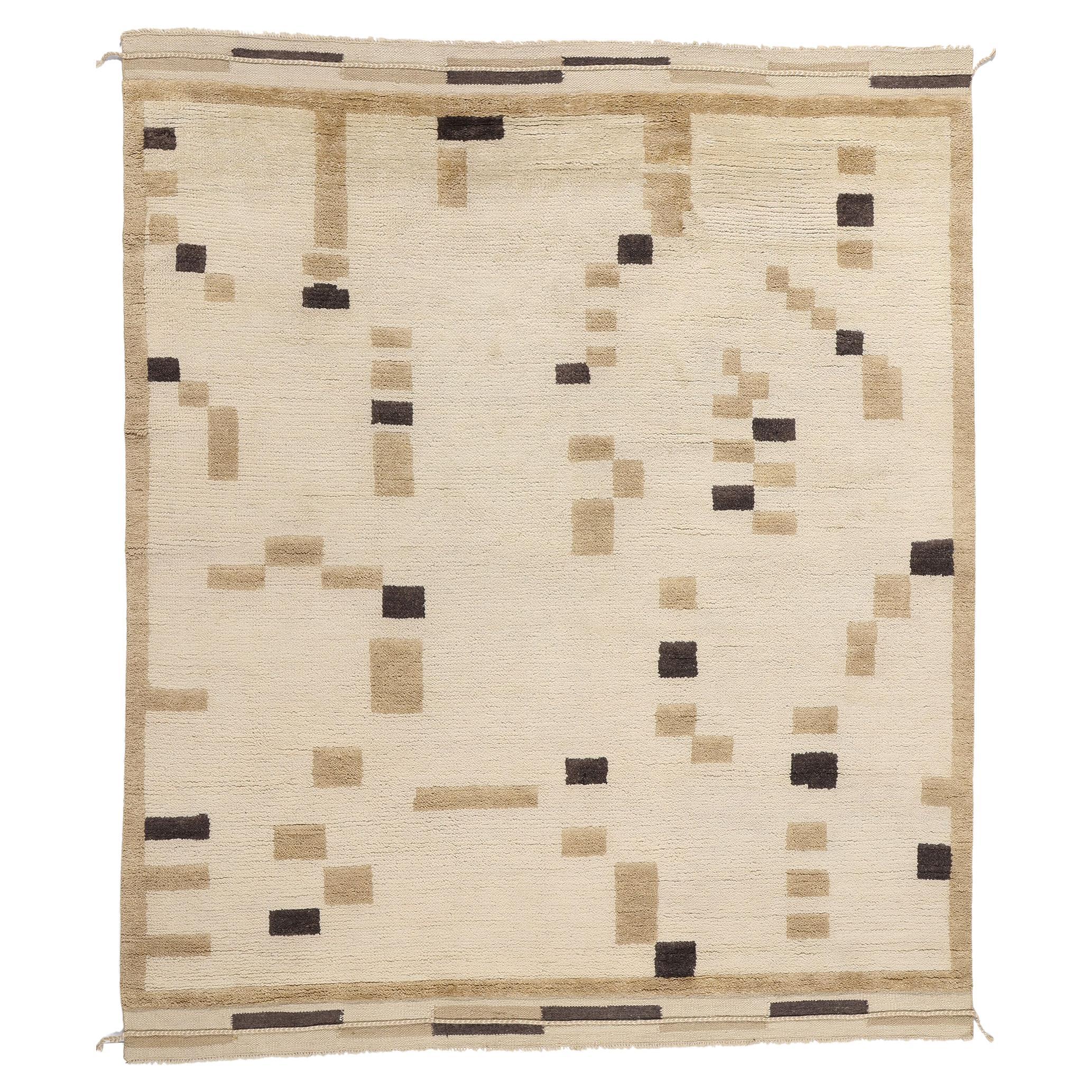 Neuer Contemporary Marokko-Teppich im Brutalismus, inspiriert von Theo van Doesburg im Angebot
