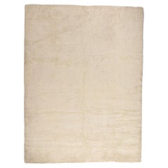 Organic Modern Moroccan Minimalist Area Rug, Japandi Meets Cozy Cohesiveness