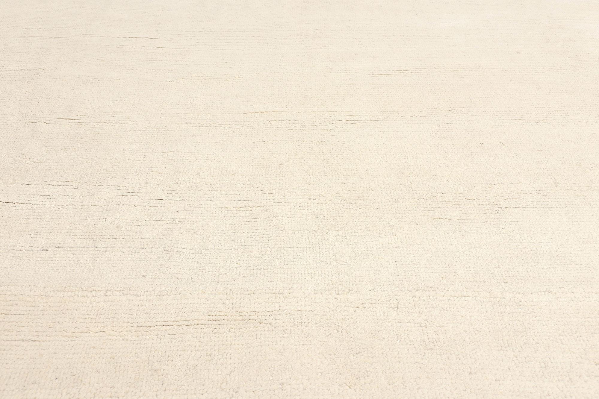 Organic Modern Moroccan Minimalist Area Rug, Japandi Meets Shibui Allure In New Condition In Dallas, TX