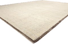 Organic Modern Moroccan Minimalist Rug, Tranquil Japandi Meets Cozy Cohesiveness