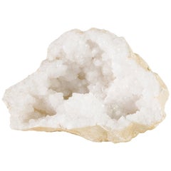 Organic Modern Moroccan Quartz Crystal Geode, Large
