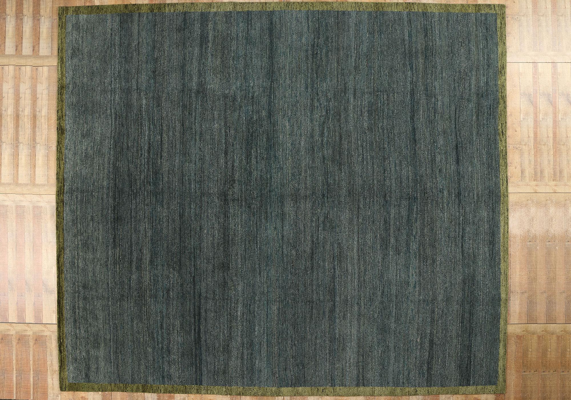 Japonisme Organic Modern Moroccan Rug, Biophilic Design Meets Enigmatic Japandi For Sale