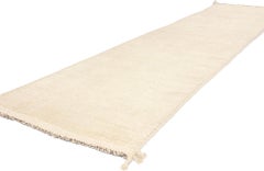 Alfombra orgánica marroquí moderna, Shibui meets boho chic