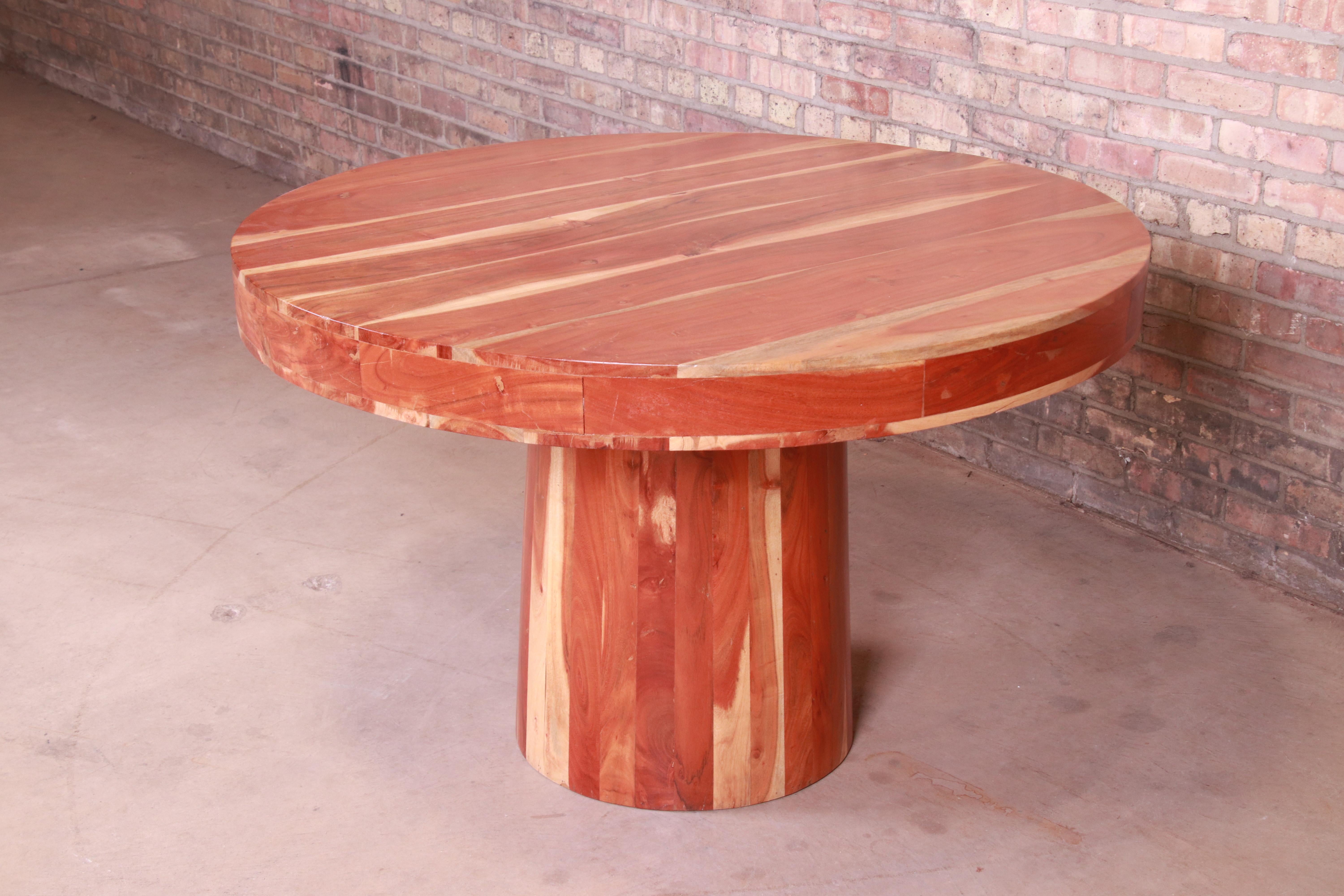 organic modern round dining table