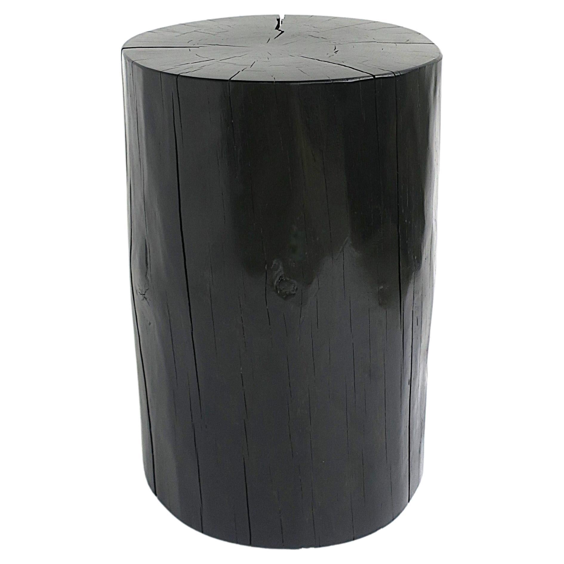 Tavolo da bere con piedistallo in Wood nero