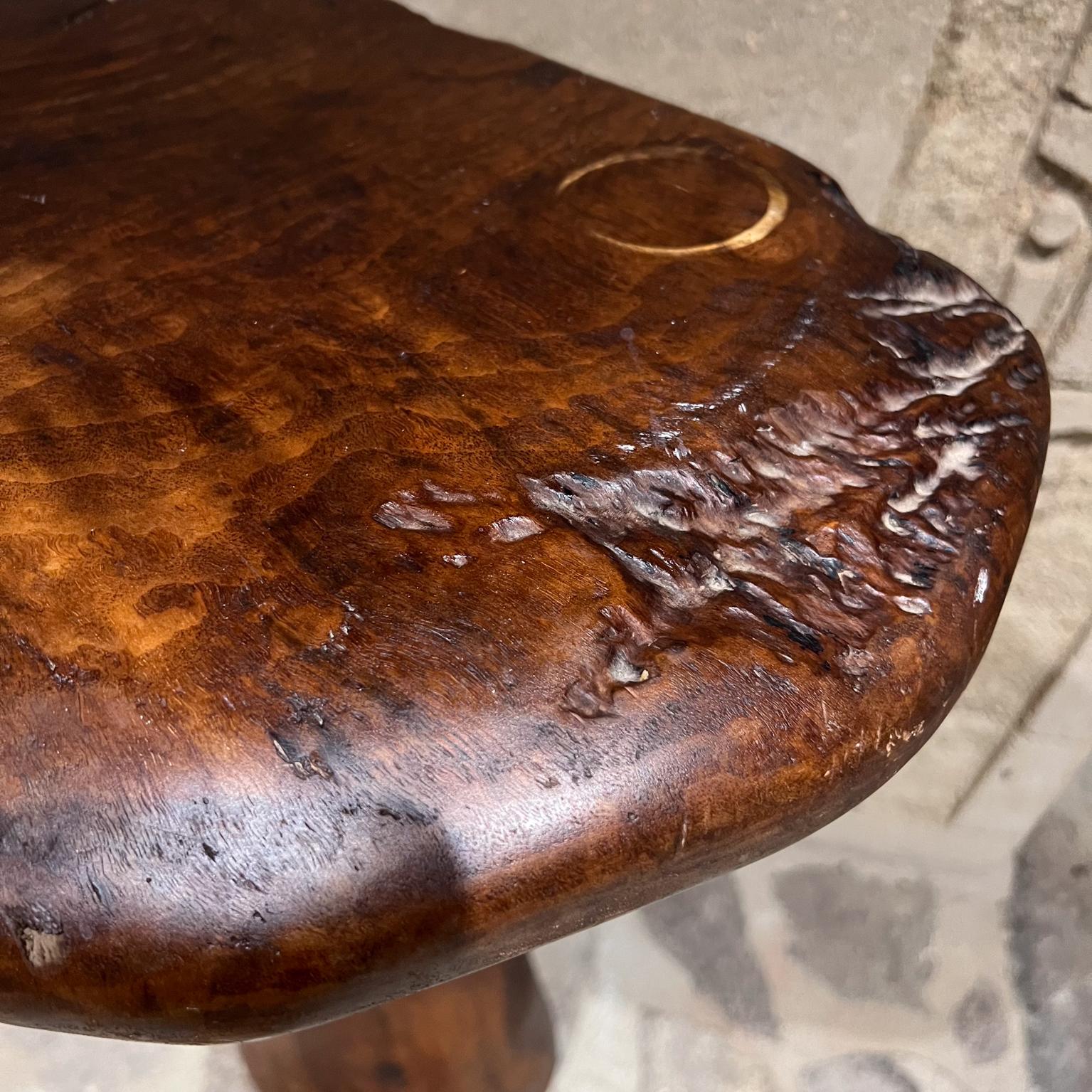 Organic Modern Pedestal Table 2013 Studio Design Solid Wood For Sale 1