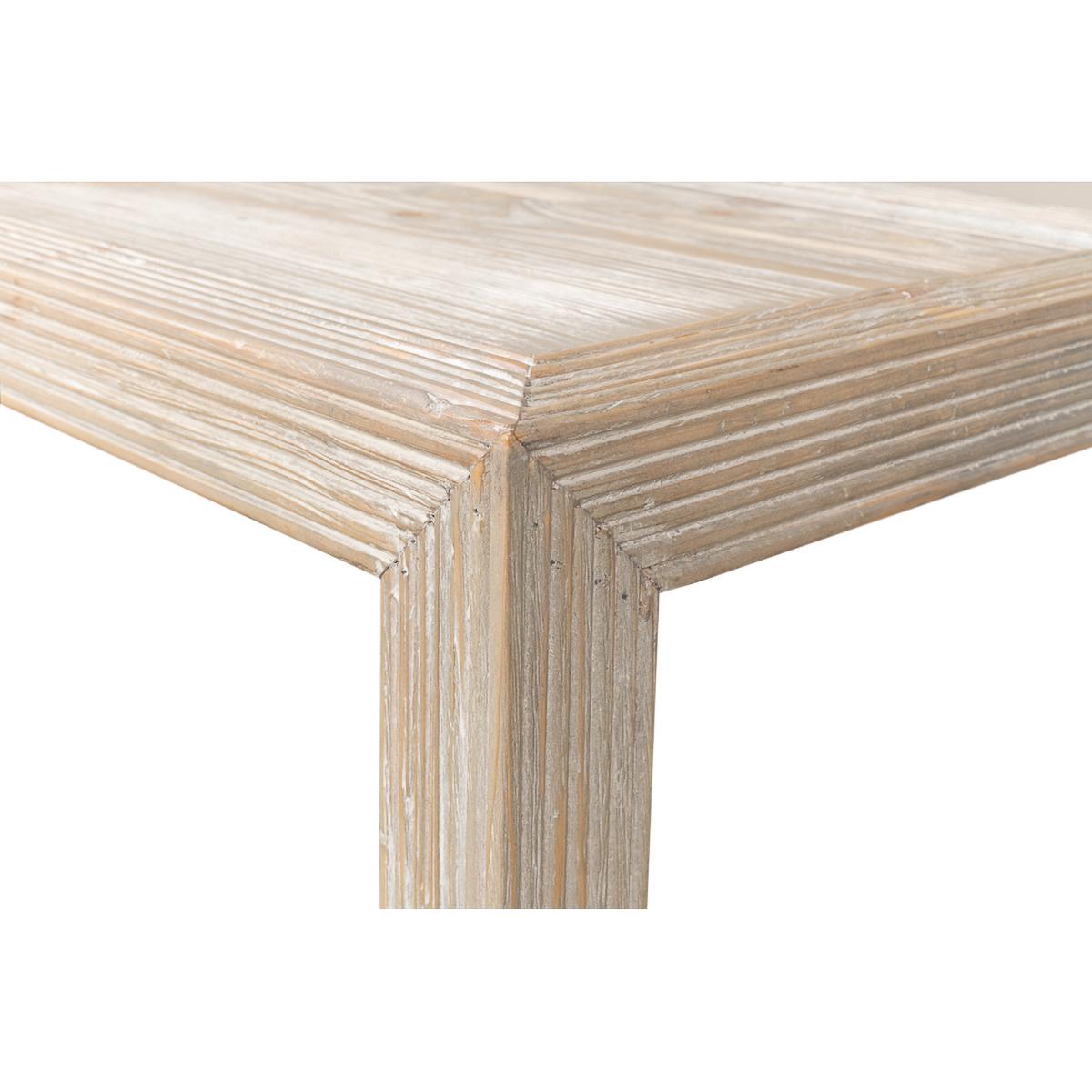 Contemporary Organic Modern Pine Console For Sale