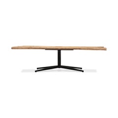 Organic Modern Plank Top Console Table