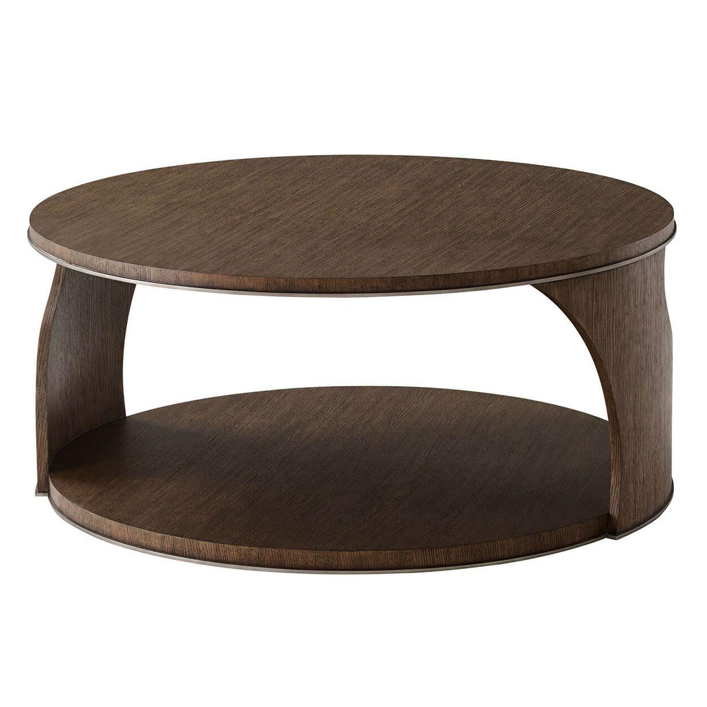Organic Modern Round Coffee Table at 1stDibs