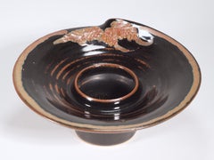 Organic Modern Sculptural Ikebana Vase, Greene Studio Pottery