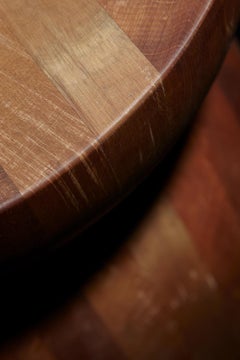 Organic Modern Sculptural Side Table in Sustainable Ancient Matai Wood