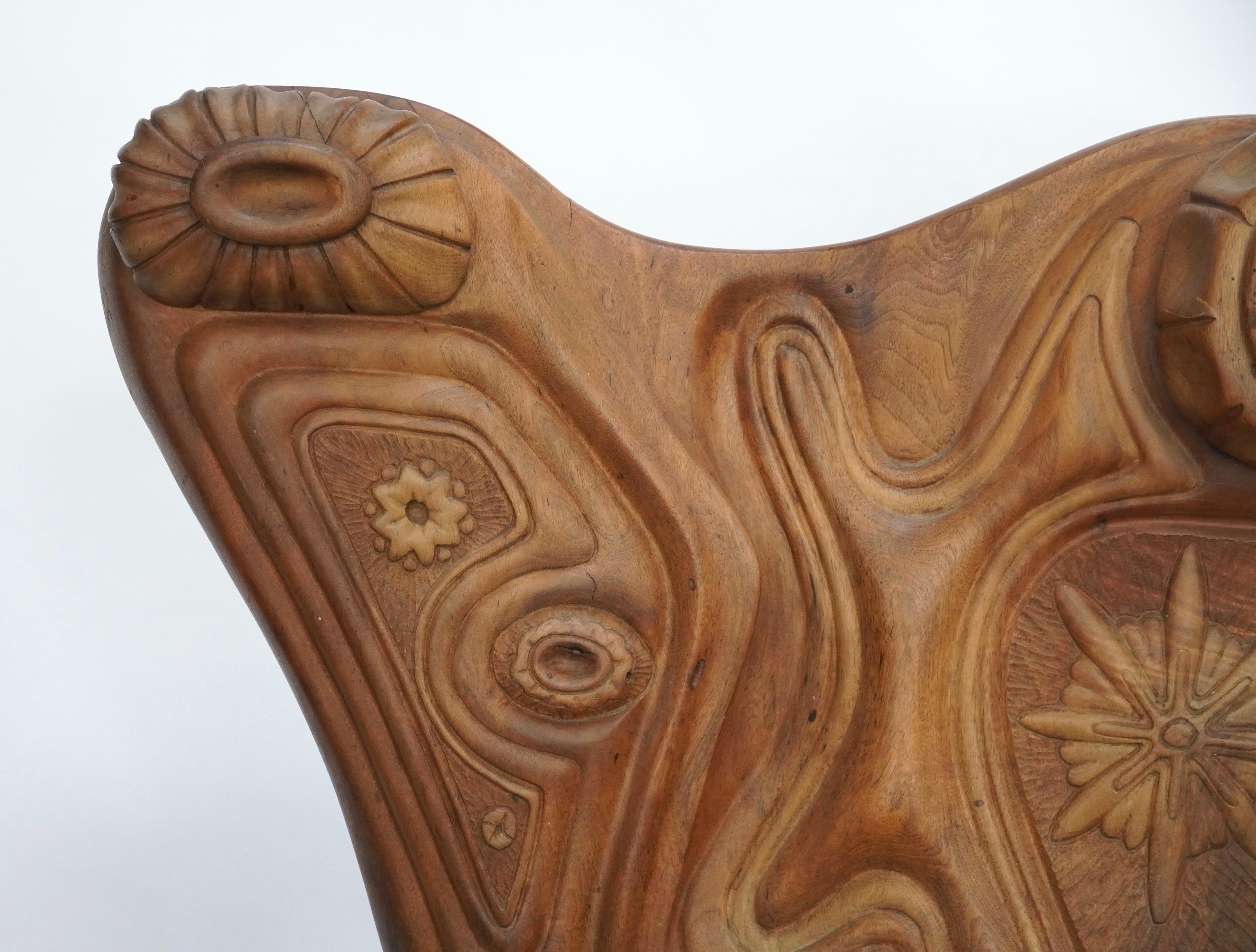 American Organic Modern Sculpture by California Artist Trent Williams circa 1970s For Sale