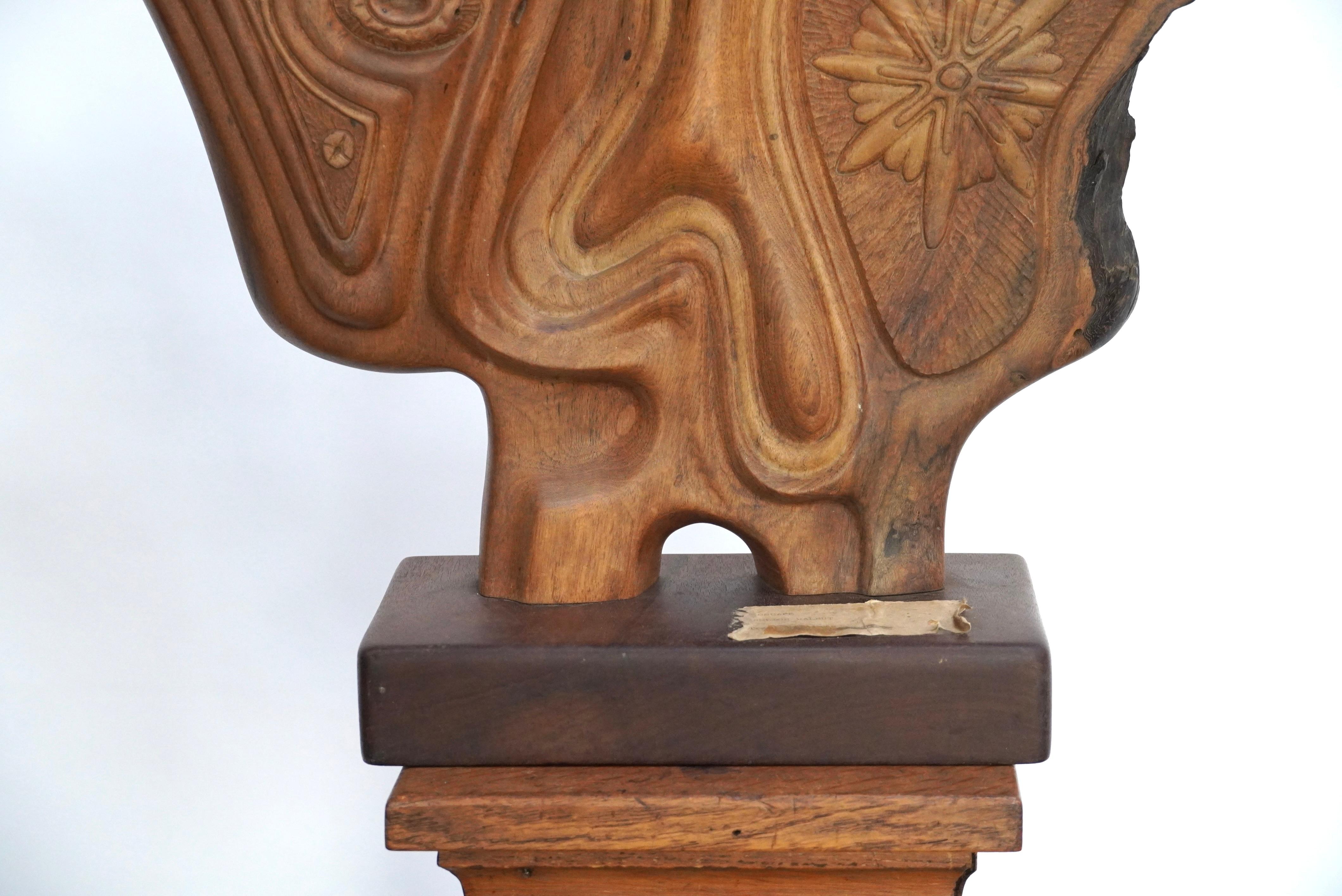 Organic Modern Sculpture by California Artist Trent Williams circa 1970s In Good Condition For Sale In Oakland, CA