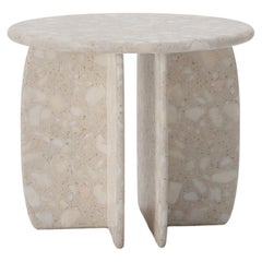 Organic Modern Side Table Catus in Terrazzo Beige