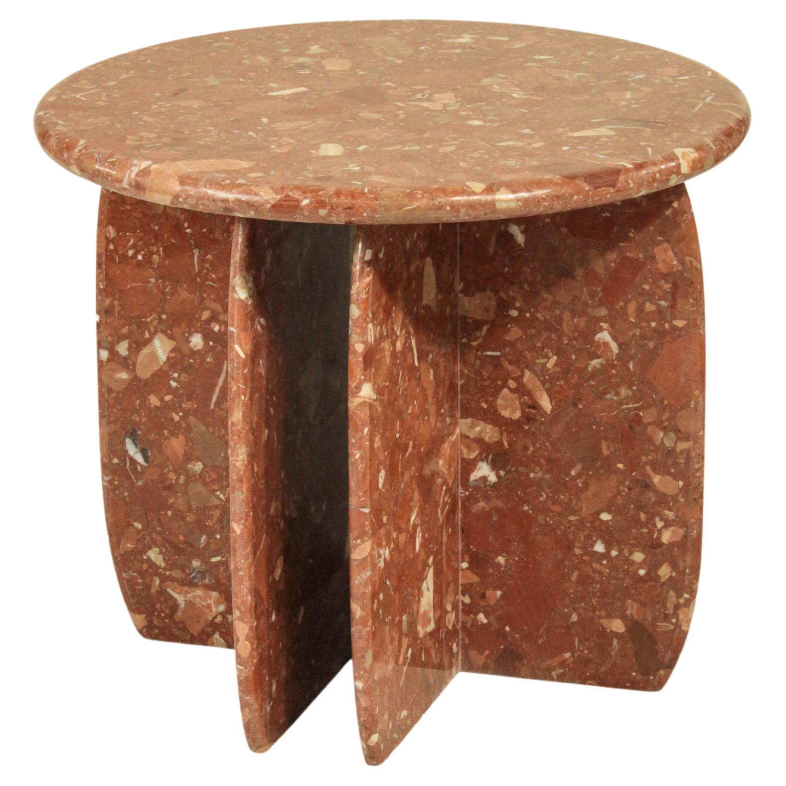 Mesa Auxiliar Moderna Ecológica Catus en Terrazo Encarnado en venta