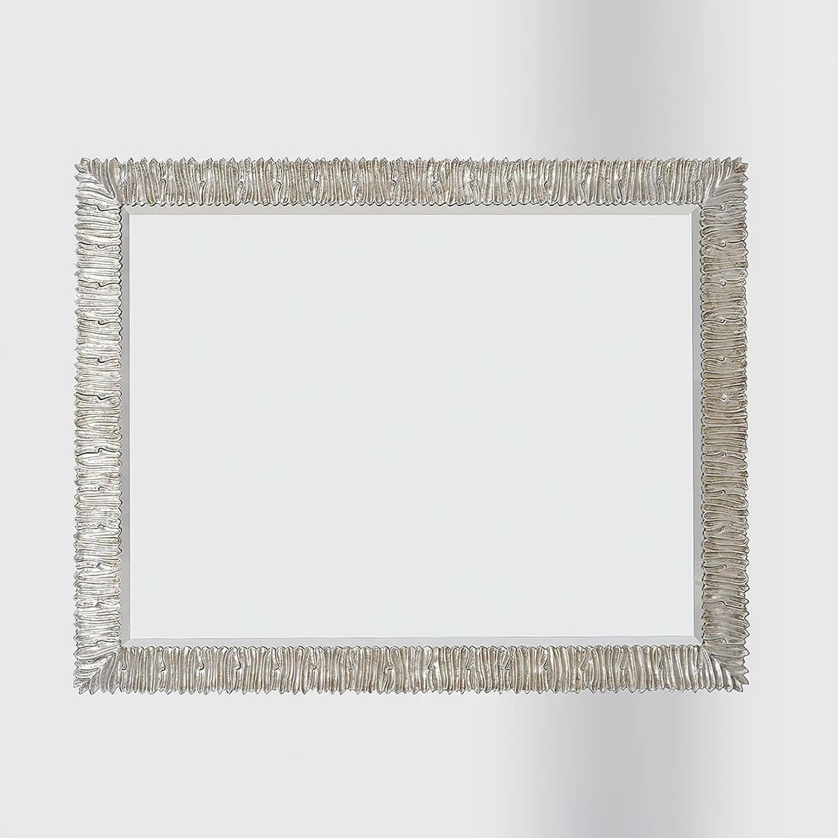 Vietnamese Organic Modern Silver Gilt Mirror For Sale