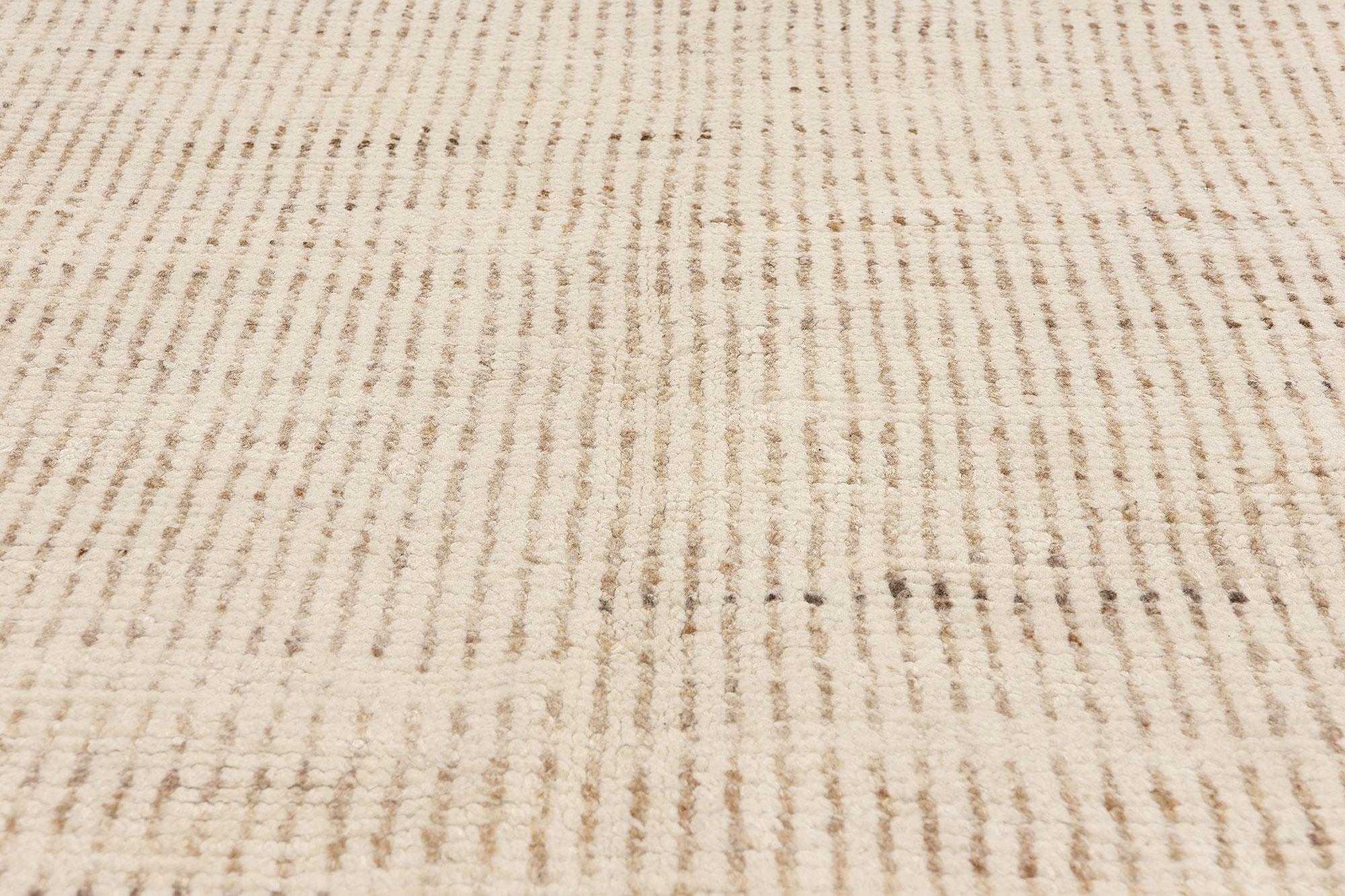 Marokkanischer Skagen-Teppich der Organischen Moderne, Japandi Einfachheit trifft auf Cozy Cohesiveness (Pakistanisch) im Angebot