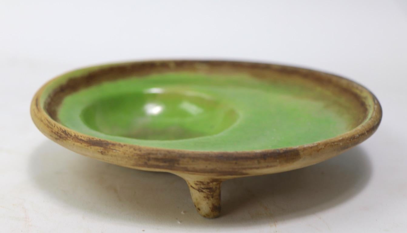 Organic Modern Studio Bowl Signed and Dated In Good Condition In New York, NY
