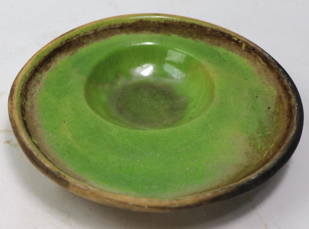 20th Century Organic Modern Studio Bowl Signed and Dated