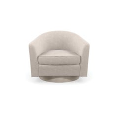 Organic Modern Swivel Armchair