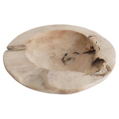 Vintage Organic Modern Teak Wood Large Bowl or Centerpiece Attr. to Andrianna Shamaris