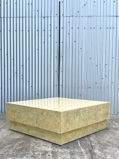 Organic Modern Tessellated Bone Coffee Table