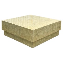 Organic Modern Tessellated Bone Coffee Table