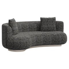 Divano organico moderno a due piazze, Jacquard italiano, fatto a mano Portogallo Greenapple