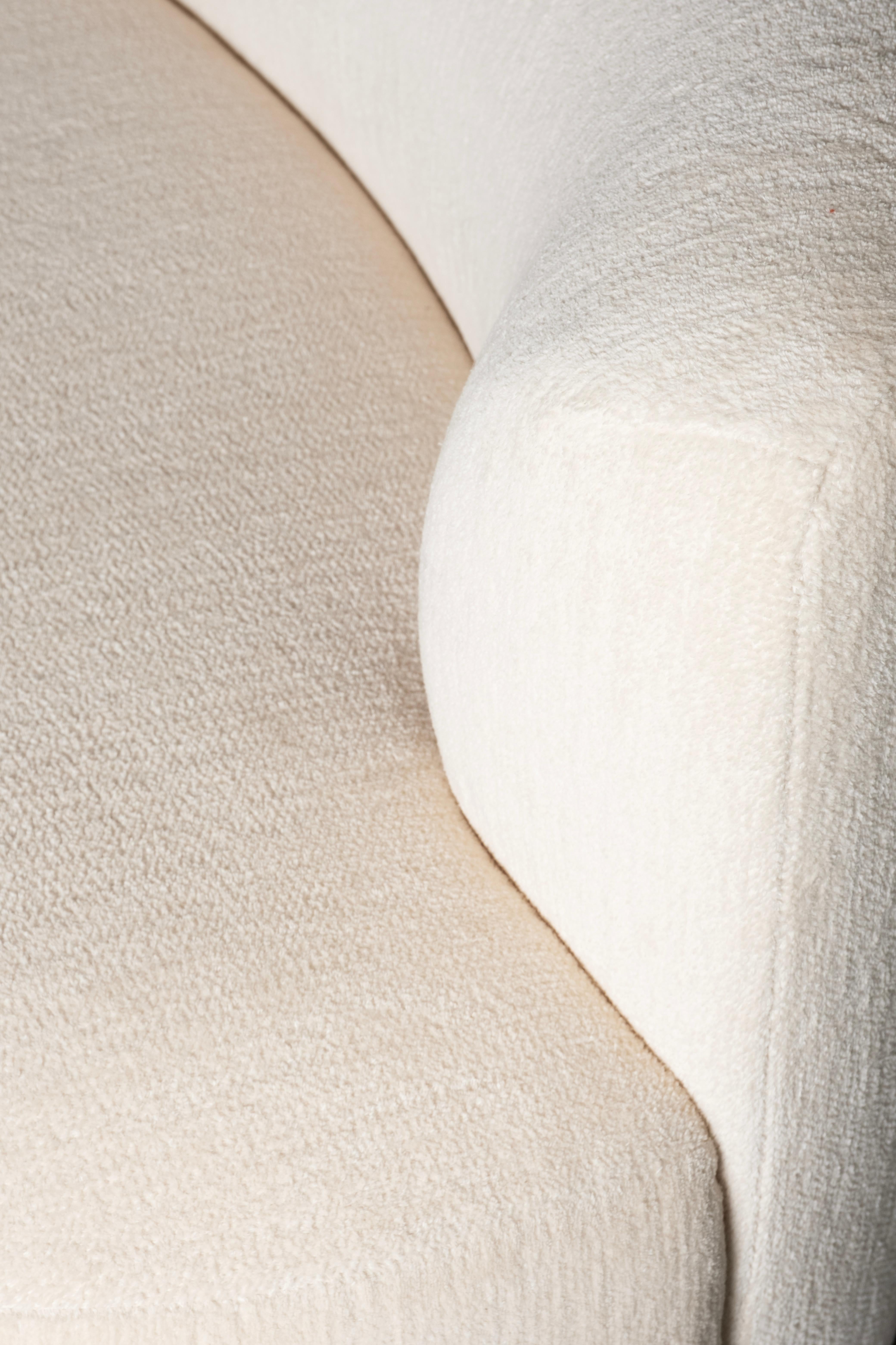 Organic Modern Twins Loveseat, DEDAR Chenille, Oak, Handmade Portugal Greenapple Neuf - En vente à Lisboa, PT