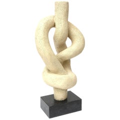 Organic Modern Twisted Intertwined Composition Sculpture