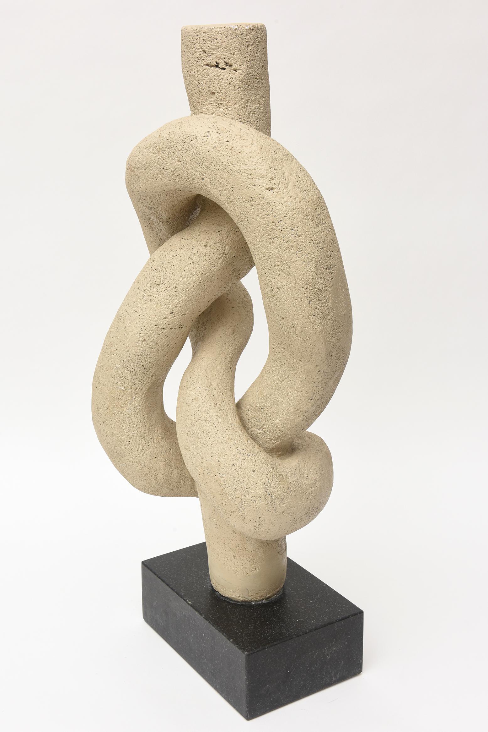 American Organic Modern Twisted Intertwined Composition Sculpture