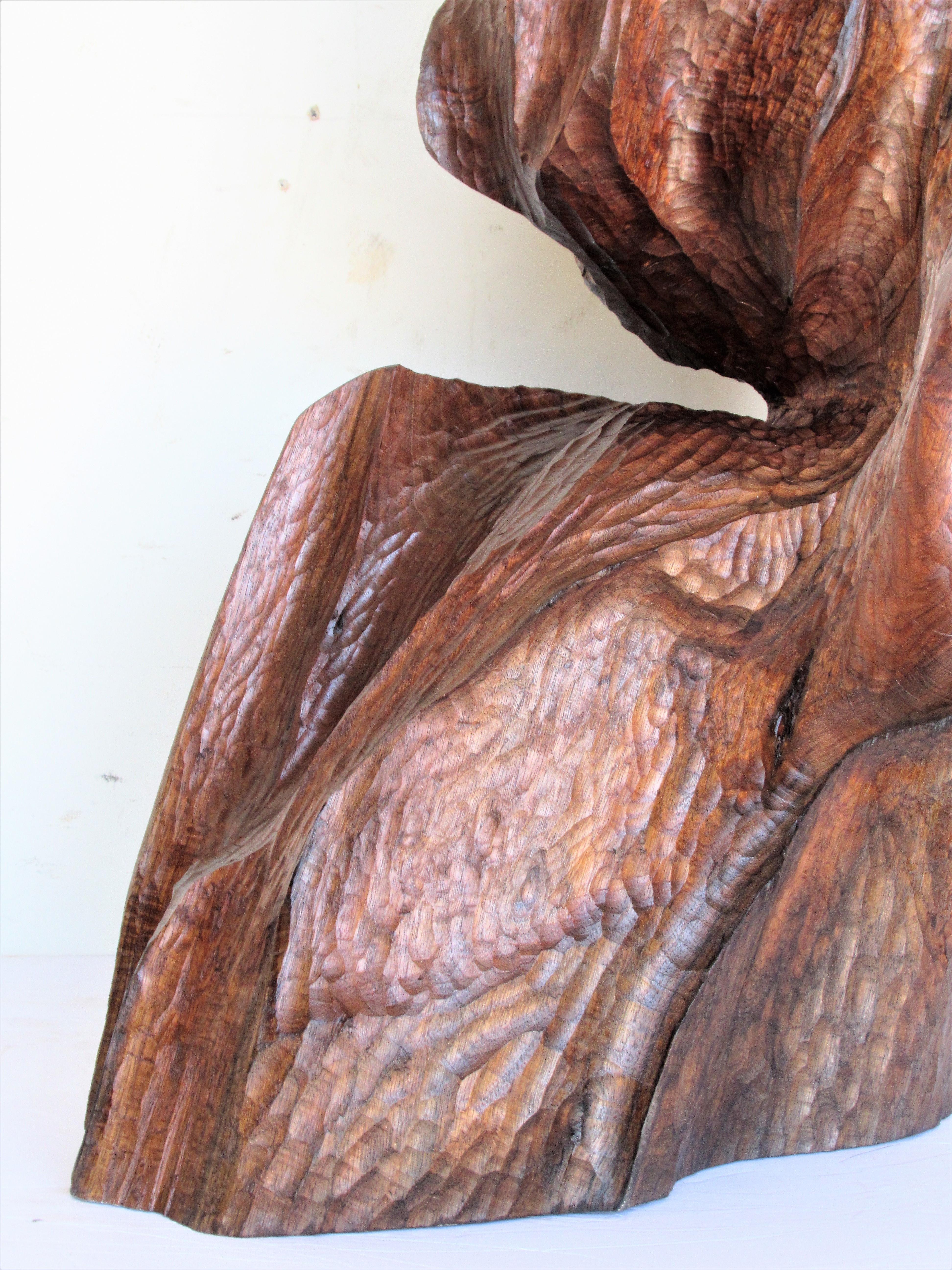 Organic Modern Walnut Sculpture  10