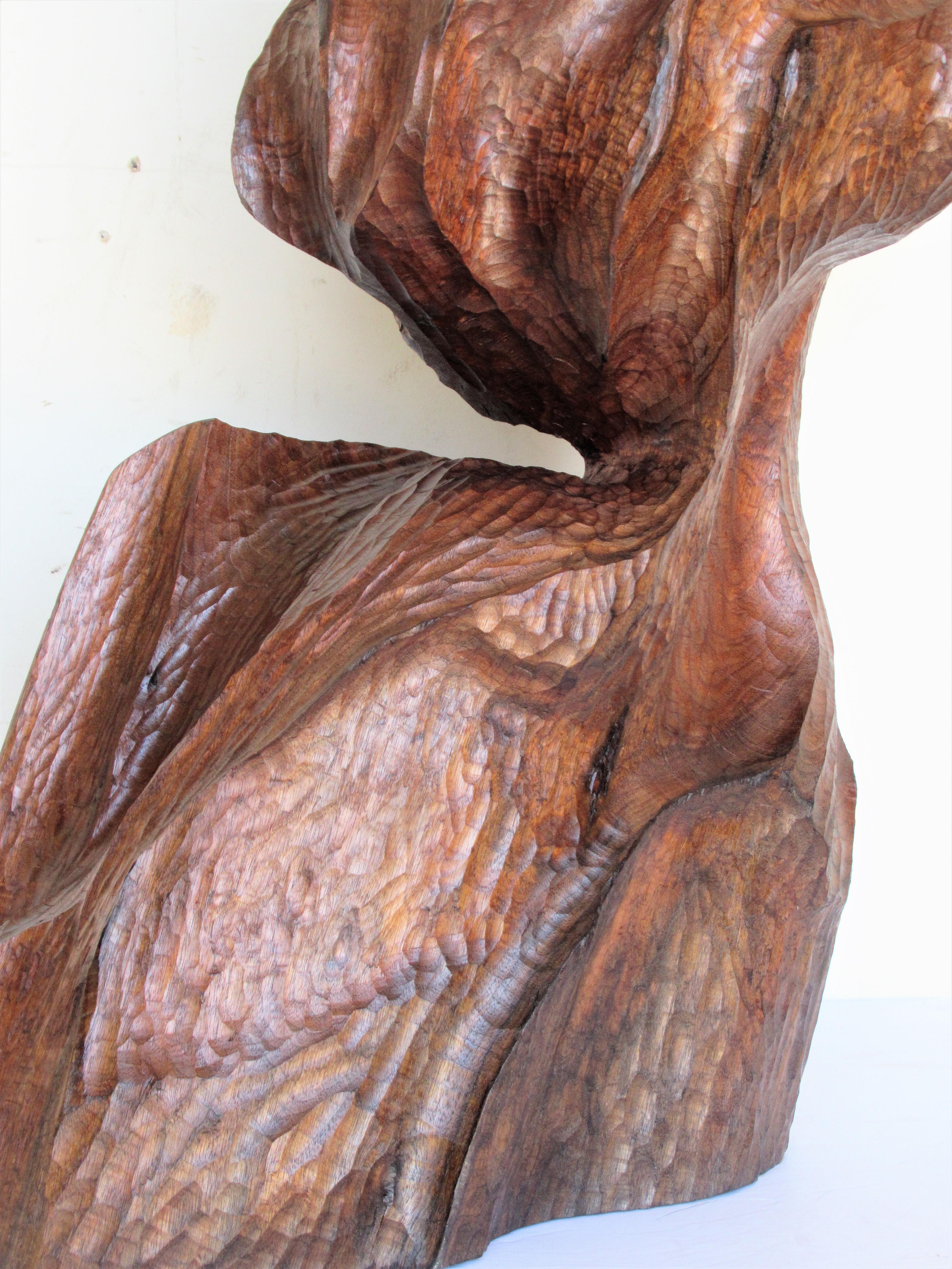 Organic Modern Walnut Sculpture  11