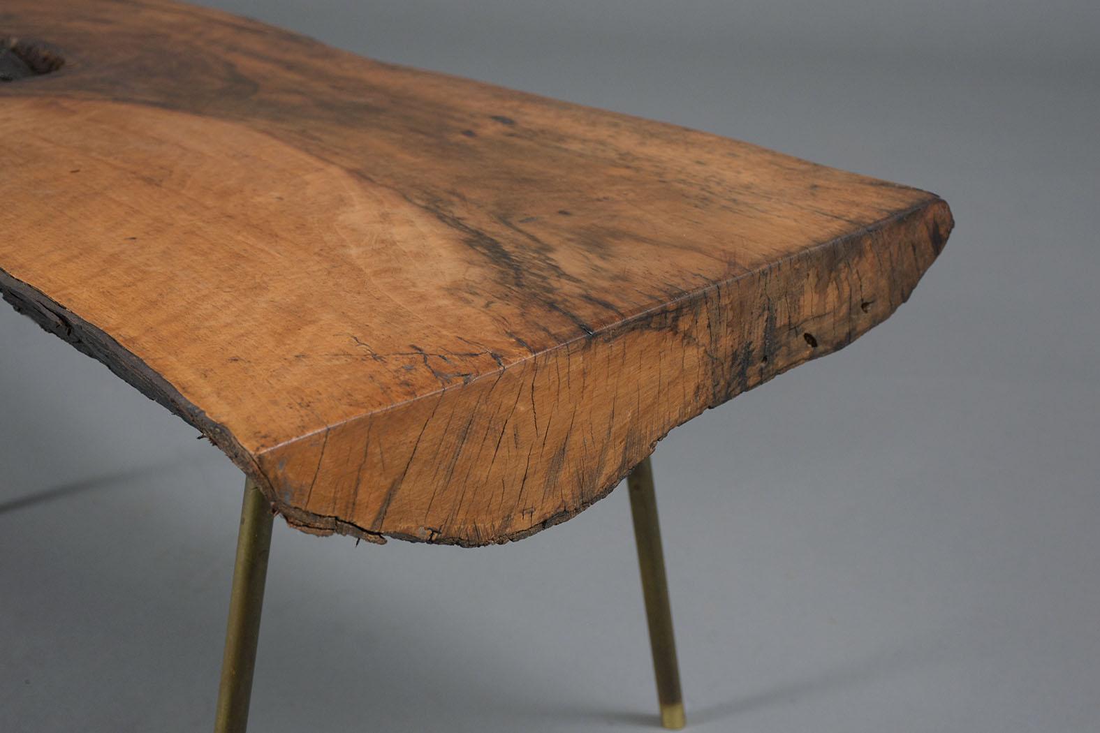 Organic Modern Wood Slab Coffee Table 2