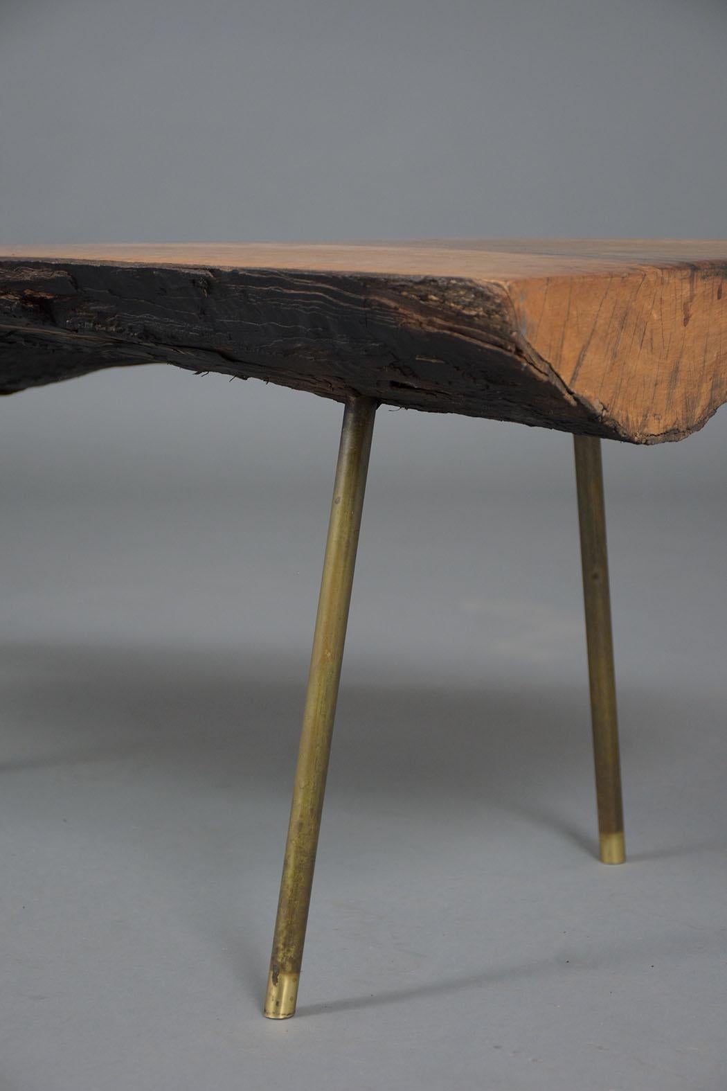 Organic Modern Wood Slab Coffee Table 3