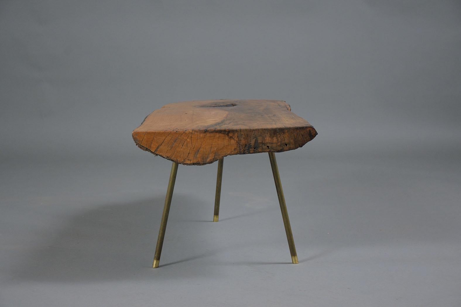 Organic Modern Wood Slab Coffee Table 4
