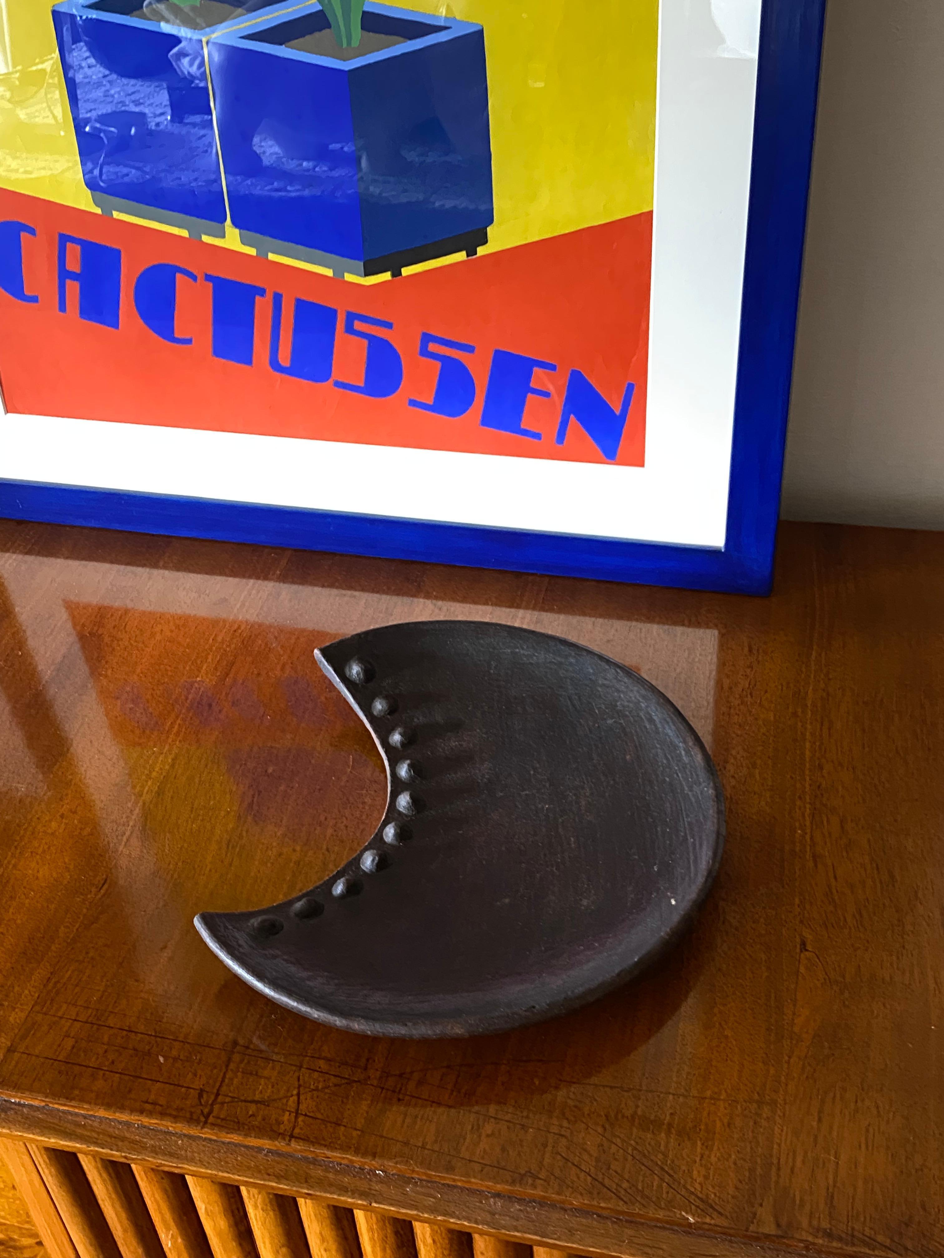 Mid-20th Century Vide poche / Organic modern wood tray, France 1960s en vente