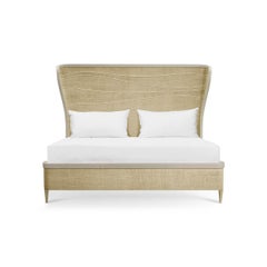 Organic Modern Woven King Bed