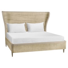 Organic Modern Woven King Bed