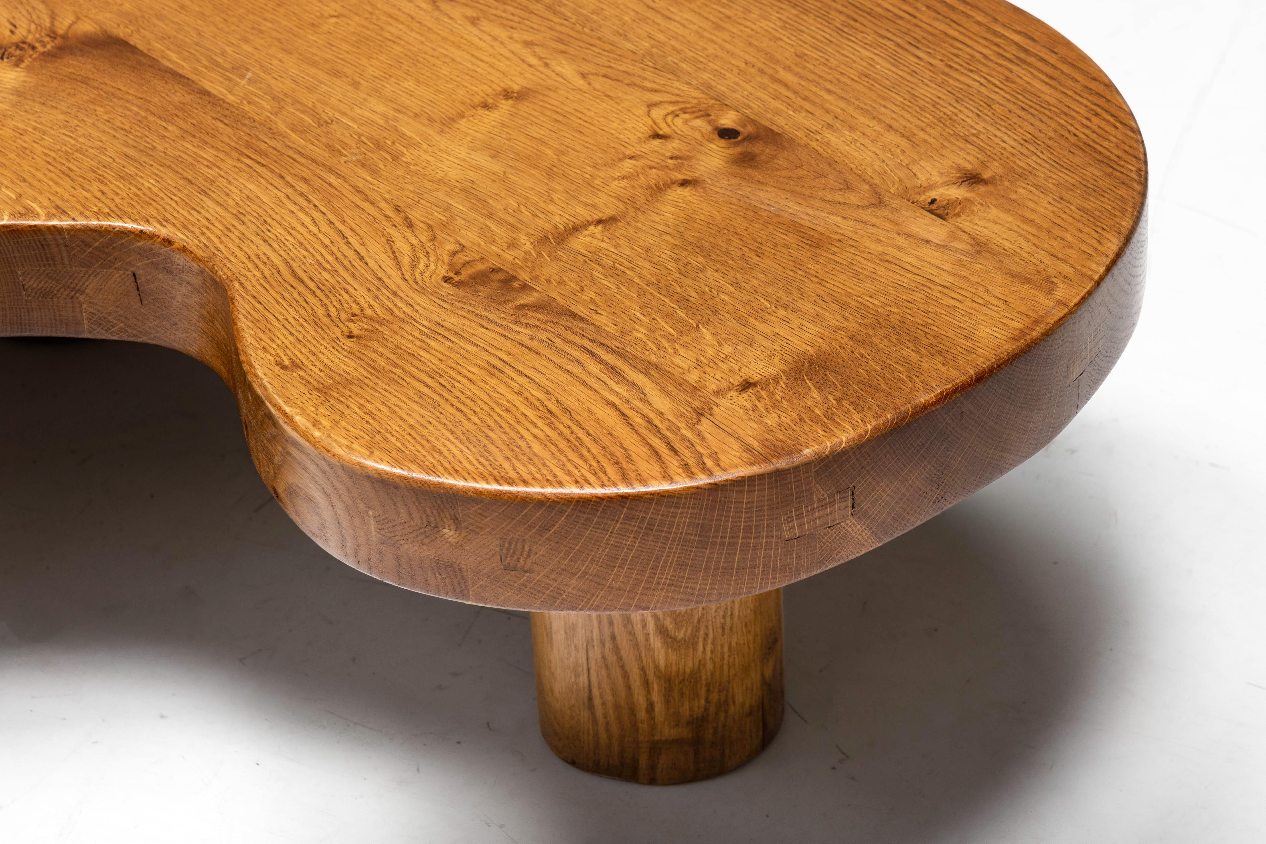 Mid-20th Century Organic Modernist Coffee Table, France, 1950s