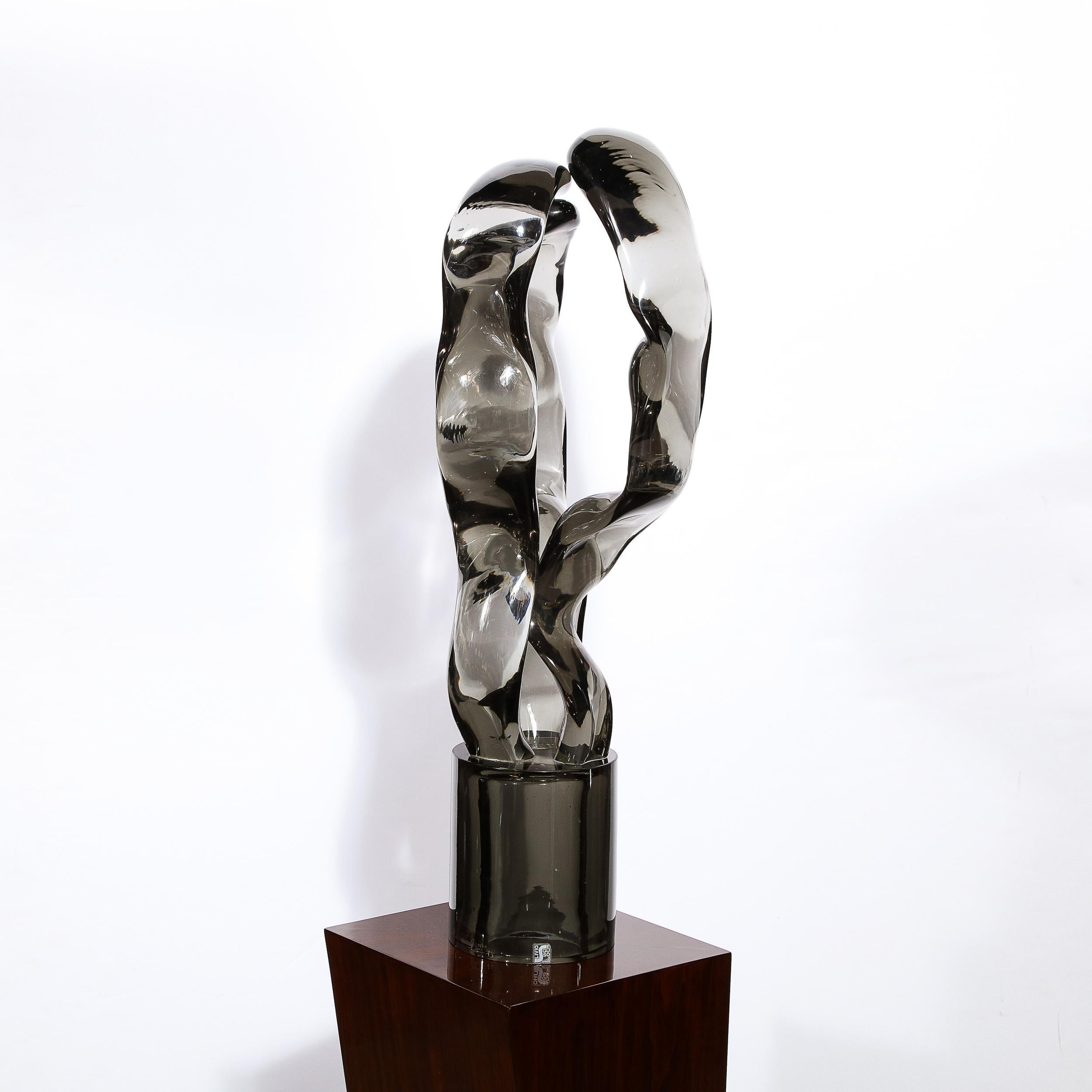 Organic Modernist Sculpture in Hand-Blown Murano Glass by Lucio Seguso 4