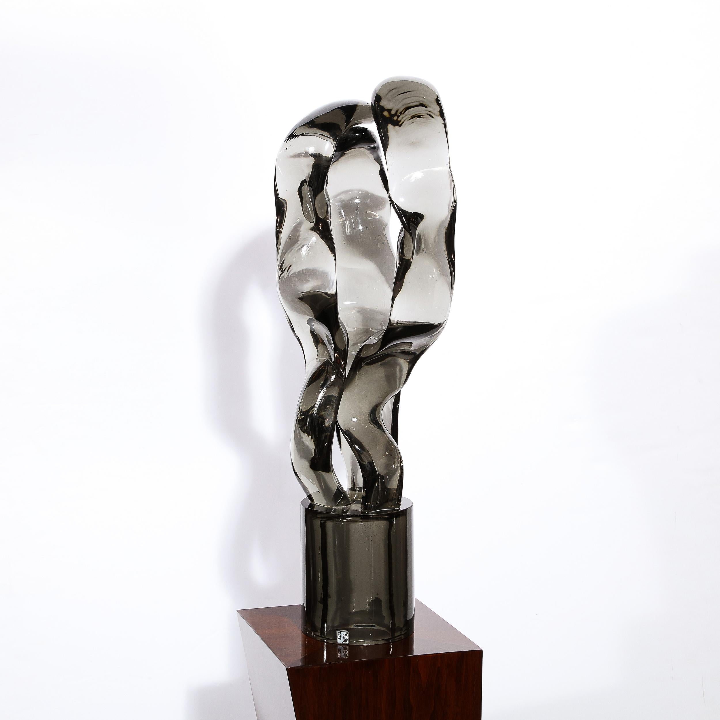 Organic Modernist Sculpture in Hand-Blown Murano Glass by Lucio Seguso 5