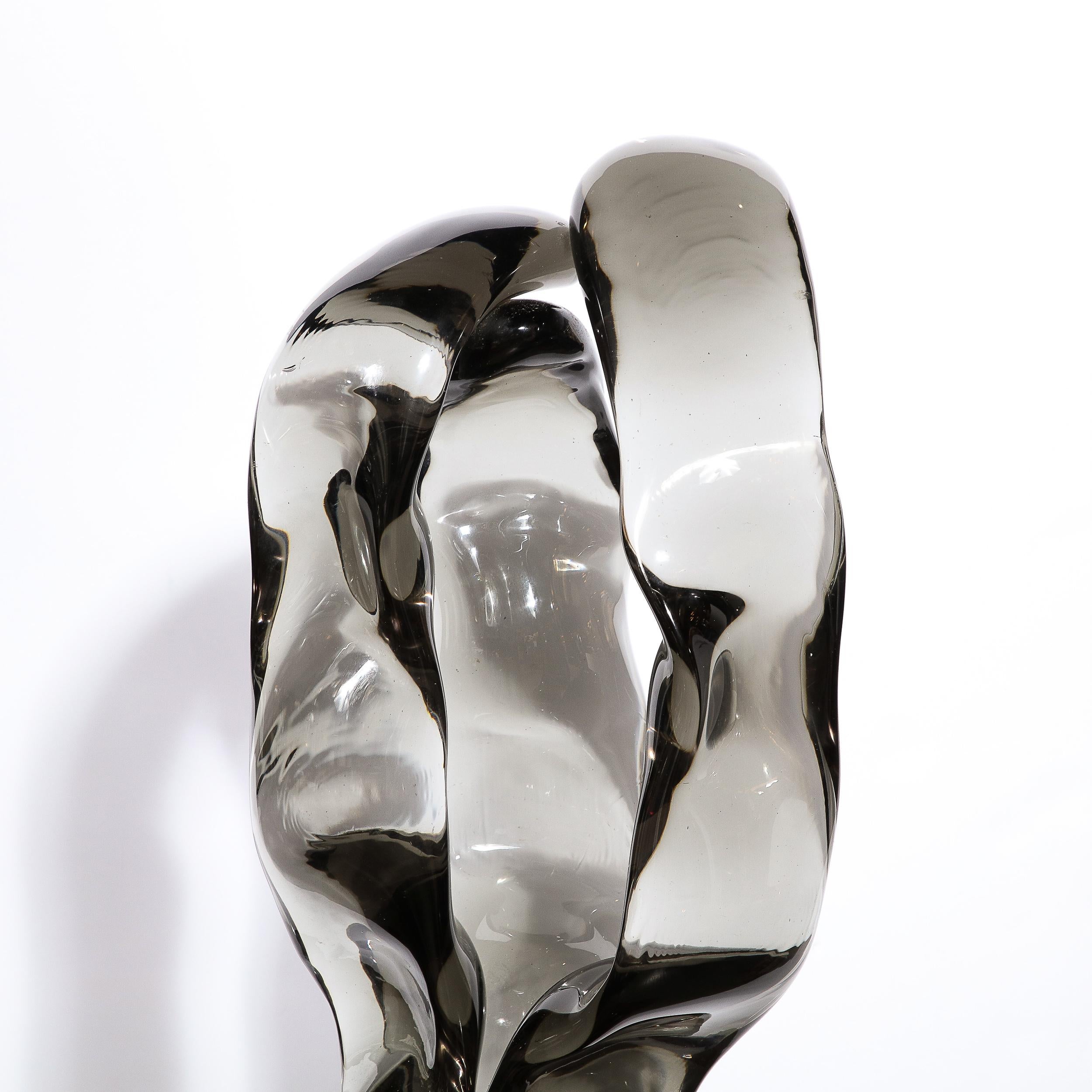 Organic Modernist Sculpture in Hand-Blown Murano Glass by Lucio Seguso 6