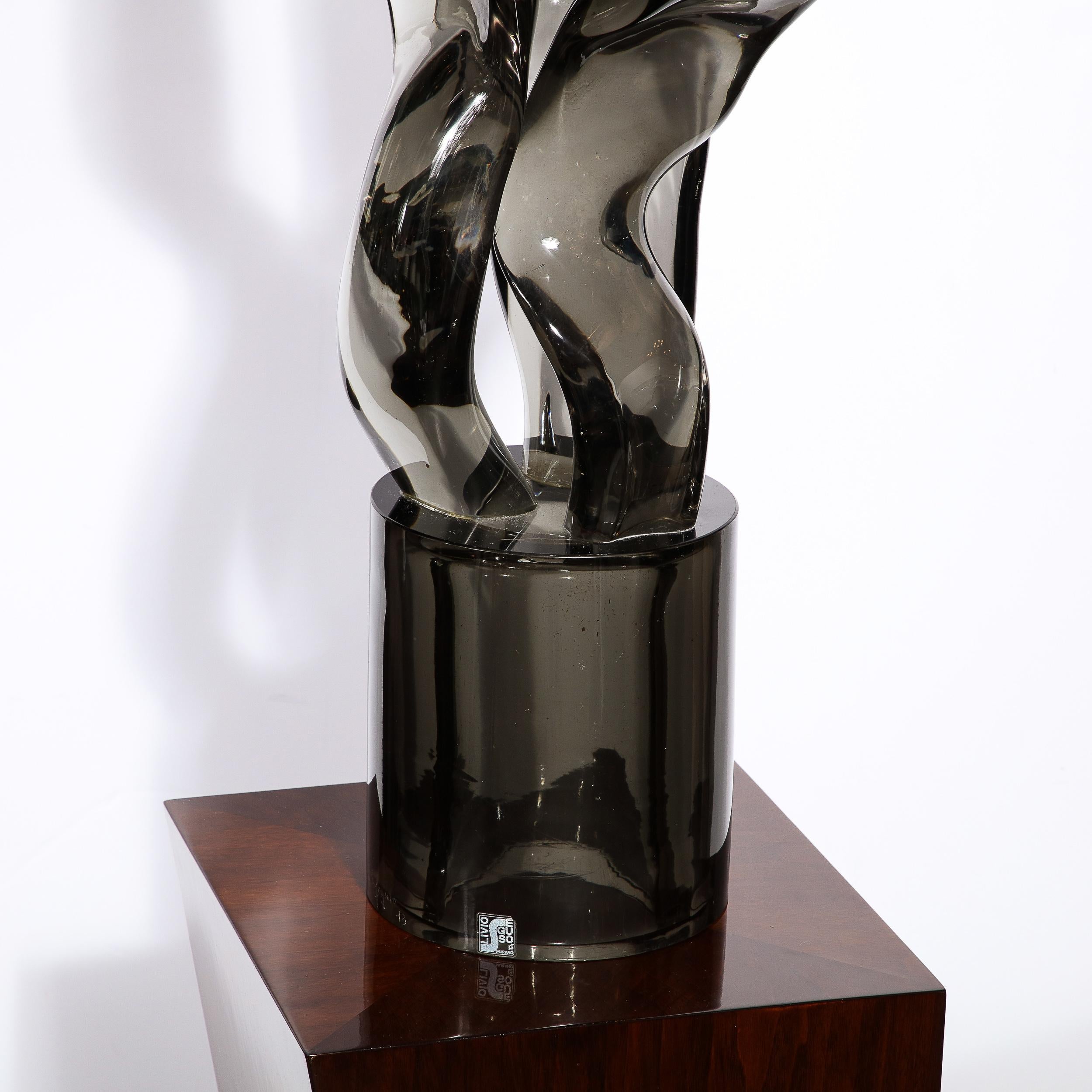 Organic Modernist Sculpture in Hand-Blown Murano Glass by Lucio Seguso 7