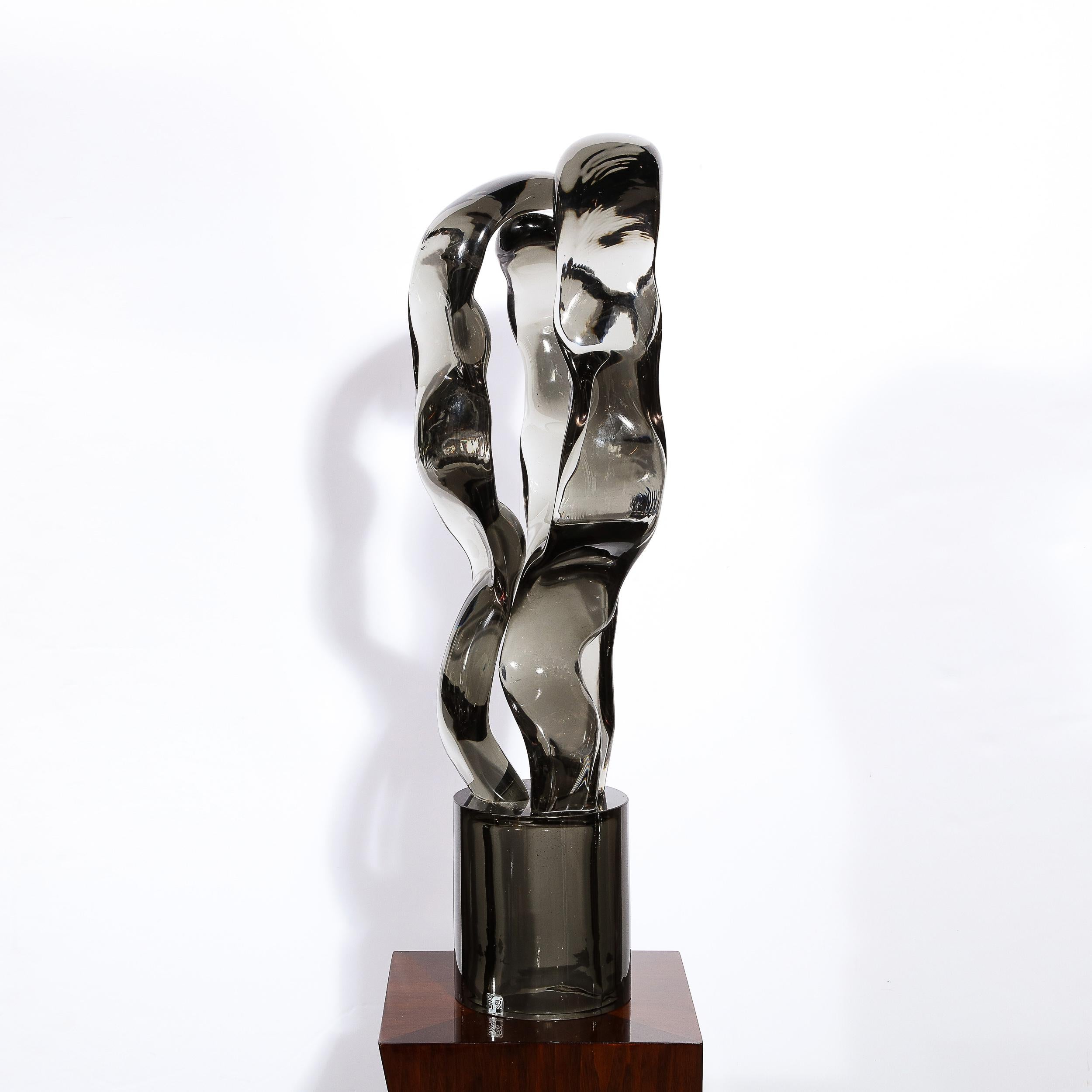 Organic Modernist Sculpture in Hand-Blown Murano Glass by Lucio Seguso 8