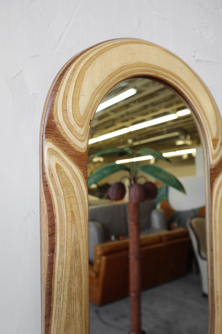 Organic Molded Plywood Mirror and Shelf Set For Sale at 1stDibs