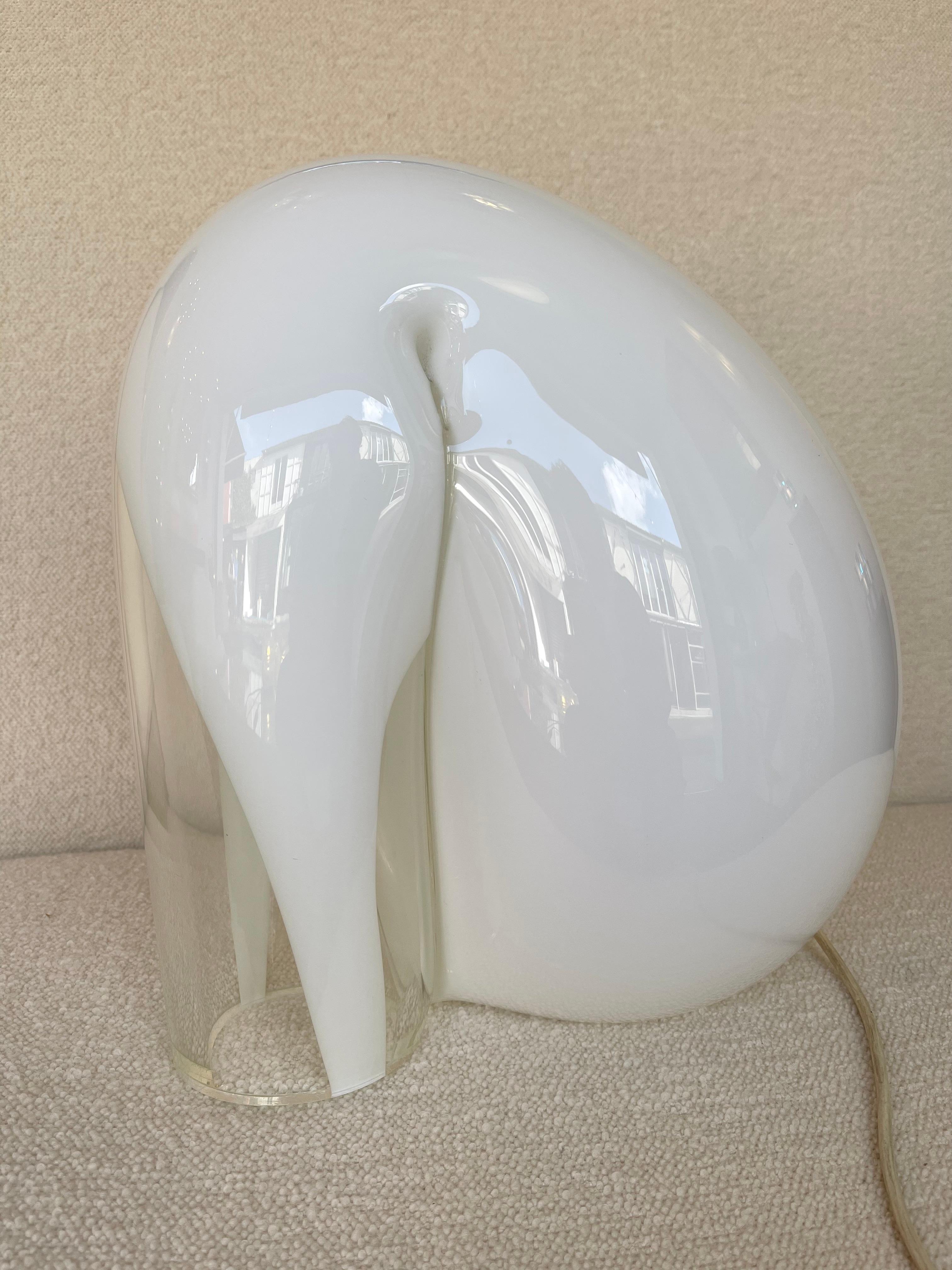 Organic Murano Glass Lamp by La Murrina, Italy, 1970s In Good Condition In SAINT-OUEN, FR